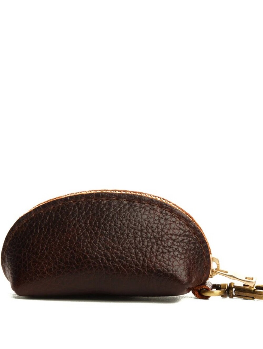 Portland Leather Taco Keychain In Coldbrew NWT